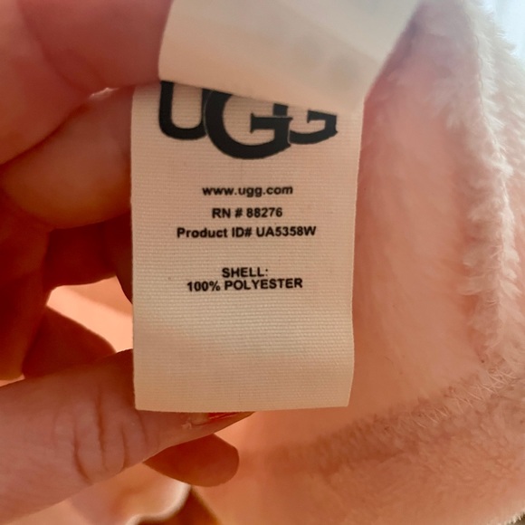UGG Miranda Hooded Robe in light pink - size XS - Picture 4 of 7